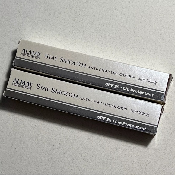 2x ALMAY Stay Smooth Anti-Chap Lipcolor with SPF 25 - Lip Protectant #33 FUDGE - Picture 7 of 7